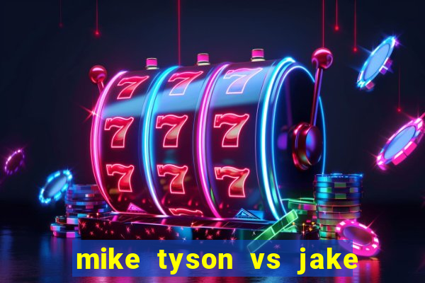 mike tyson vs jake paul assistir online